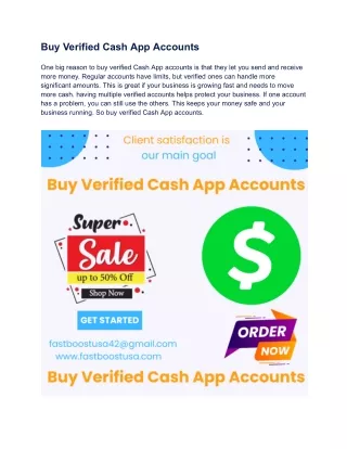 How To Buy Verified Cash App Accounts From The Best 5 Places