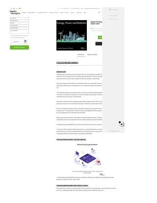 Stirling engines market report  Forecast