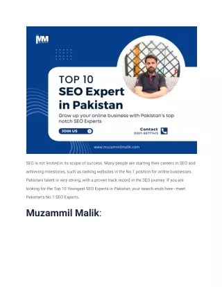 _SEO Expert in Islamabad Pakistan