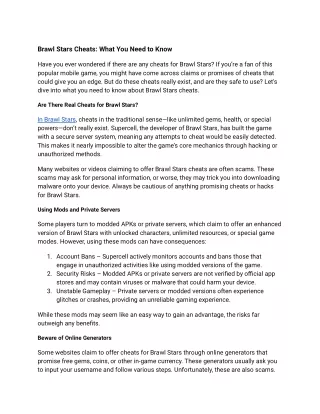 brawl stars cheats what you need to know