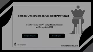 Carbon Offset Carbon Credit Marke Size In 2024
