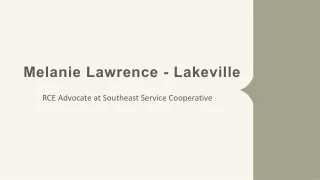 Melanie Lawrence - Lakeville - A Multiskilled Mastermind