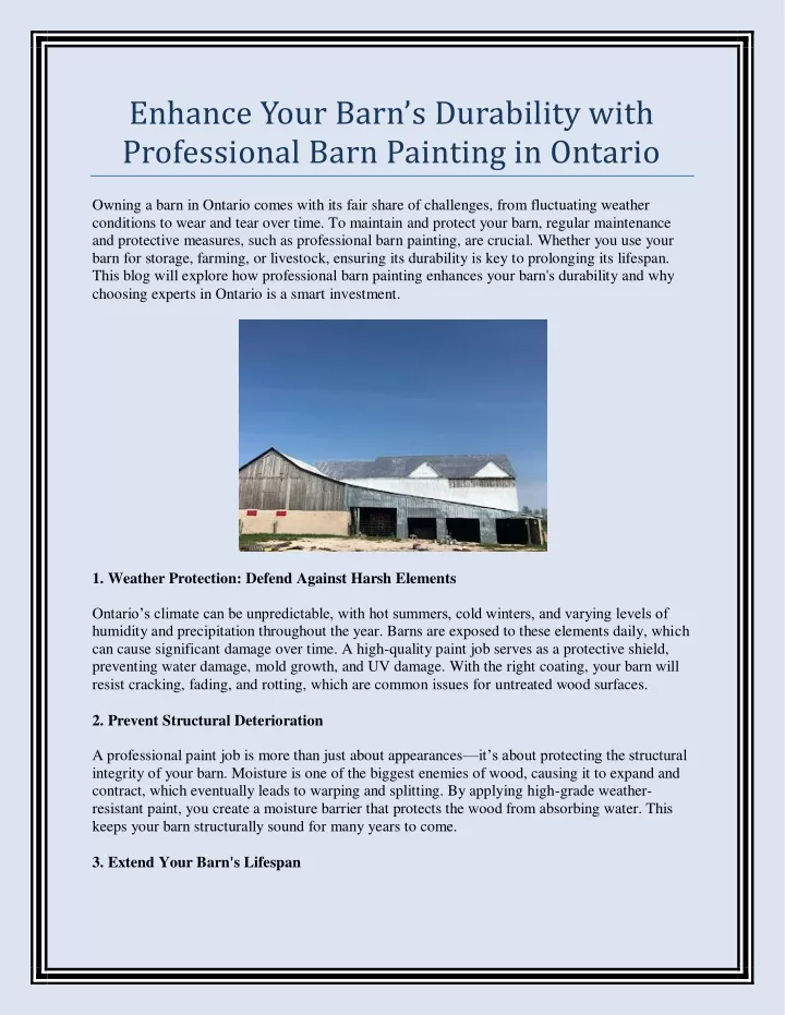 enhance your barn s durability with professional