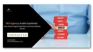 SEO Agency Audits Explained How Elevex Digital Identifies and Fixes Website Issues