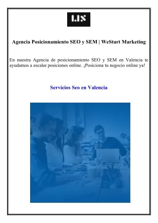 Agencia Posicionamiento SEO y SEM  WeStart Marketing