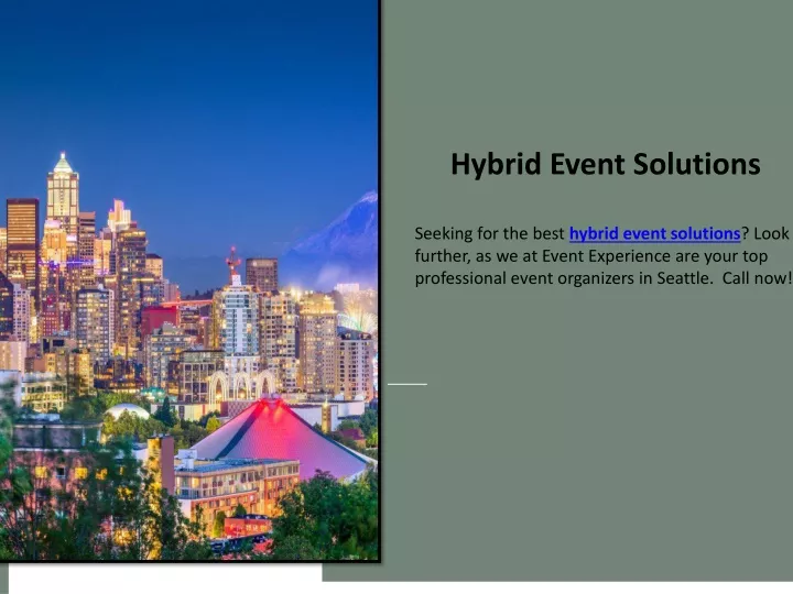 hybrid event solutions