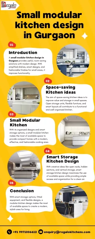 small modular kitchen design in gurgaon