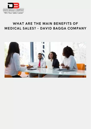 David Bagga Company – Your Trusted Medical Sales Recruitment Partner