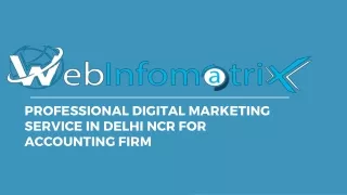 Professional digital marketing service in delhi for accounting firm