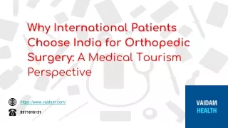 Best Orthopedic Surgery in India