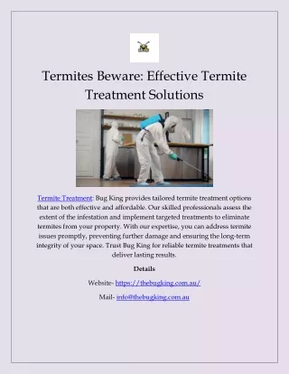 Termites Beware