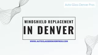 windshield replacement