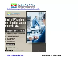 revit mep training certification course online