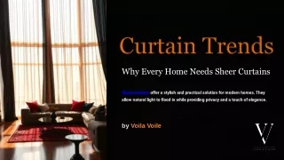 Curtain Trends Why Every Home Needs Sheer Curtains