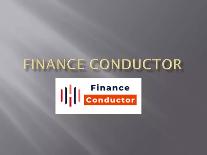 finance conductor