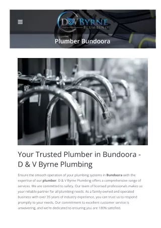 Plumber Bundoora