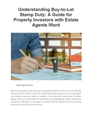 Understanding Buy-to-Let Stamp Duty_ A Guide for Property Investors with Estate Agents Ilford