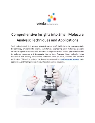 Small Molecule Analysis