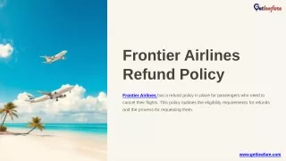 What is the procedure to get a refund from Frontier airlines?