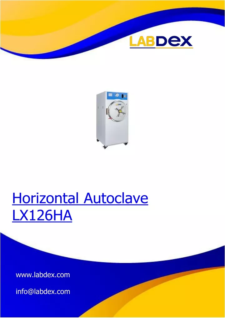 horizontal autoclave lx126ha www labdex com