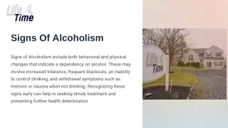 Signs Of Alcoholism