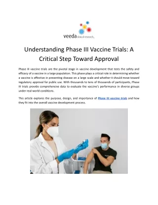 Phase III Vaccine Trial