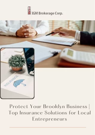 Protect Your Business in Brooklyn - Top Insurance Solution for Local Entrepreneurs