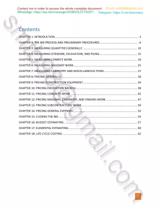 Solution Manual Fundamentals of Construction Estimating 4th Edition by Pratt