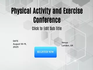Physical Activity and Exercise Conference