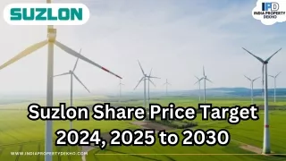 Suzlon Share Price Target 2025 to 2030