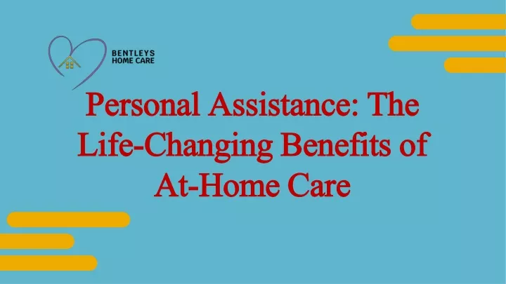 personal assistance the personal assistance