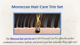 Moroccan Hair Care Trio Set