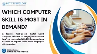 which computer skill is most in demand