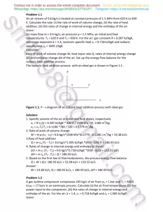 Solution Manual Advanced Energy Systems 2nd edition by Khartchenko
