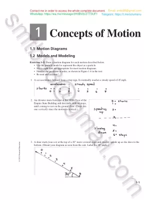 Solution Manual Physics for Scientists and Engineers 5th Edition by Knight