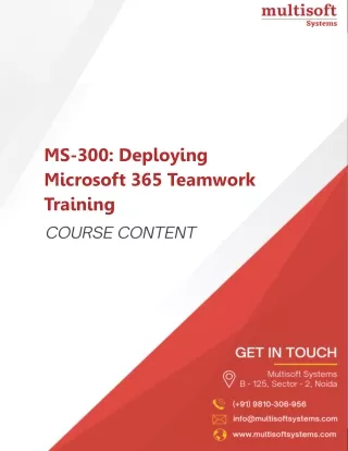 ms 300 deploying microsoft 365 teamwork training