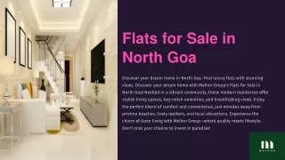 Flats for Sale in North Goa