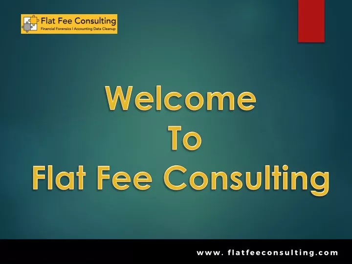 welcome to flat fee consulting