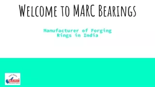Find the Leading Manufacturer of Forging Rings in India