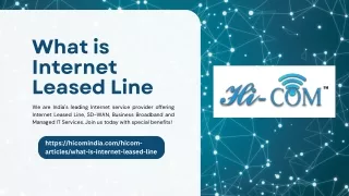 What is Internet Leased Line