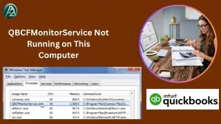 Resolve "QBCFMonitorService Not Running" in QuickBooks - Simple Fixes