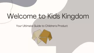 welcome to kids kingdom