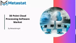 3d point cloud processing software market