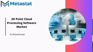 3d point cloud processing software market