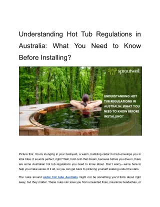 _Understanding Hot Tub Regulations in Australia_ What You Need to Know Before Installing_