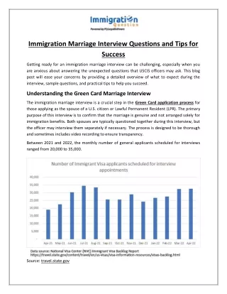 immigration marriage interview questions and tips