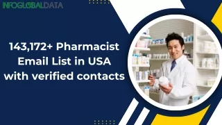 143 172 pharmacist email list in usa with