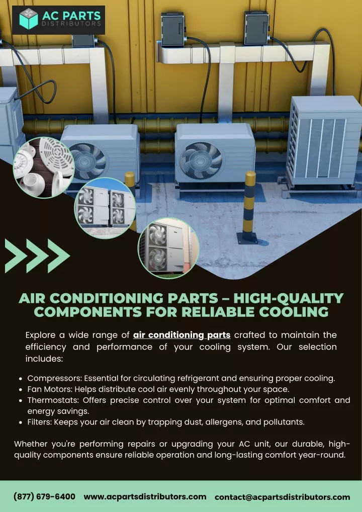 air conditioning parts high quality components