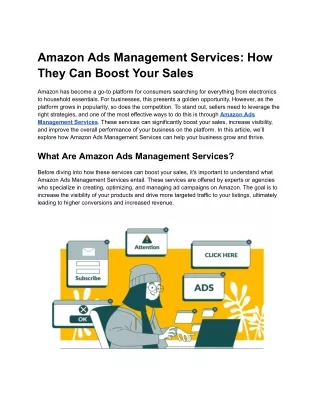 amazon ads management services how they can boost