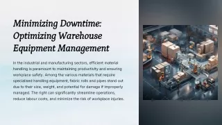 Minimizing-Downtime-Optimizing-Warehouse-Equipment-Management